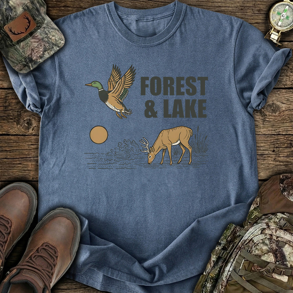 Forest Lake Deer T-Shirt product image 5