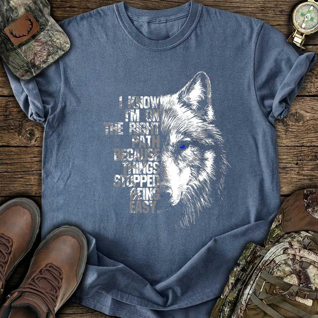 Right Path Wolf T-Shirt product image 2