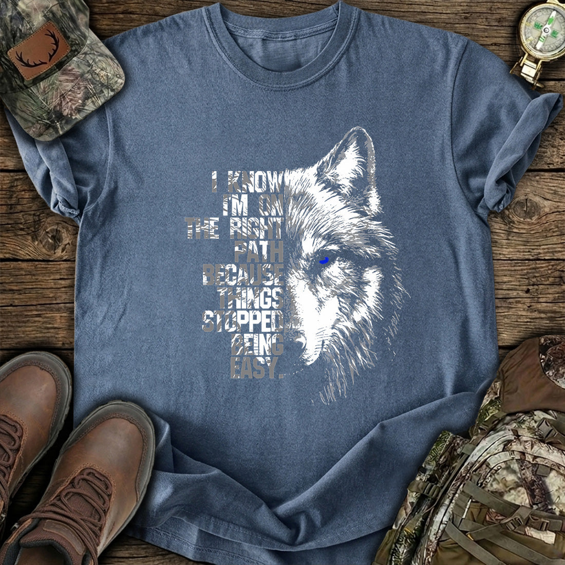 Right Path Wolf T-Shirt product image 2