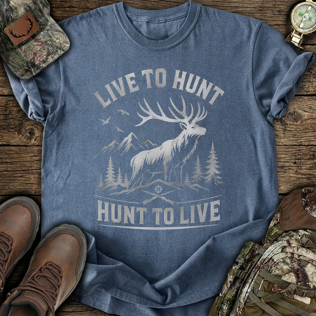 Live To Hunt Elk T-Shirt product image 4
