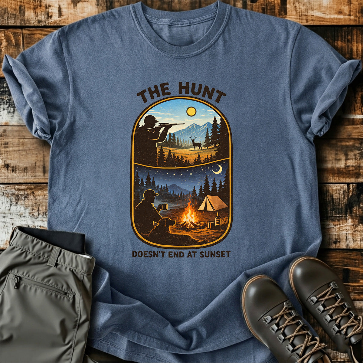 The Hunt Doesn’t End T-Shirt product image 2