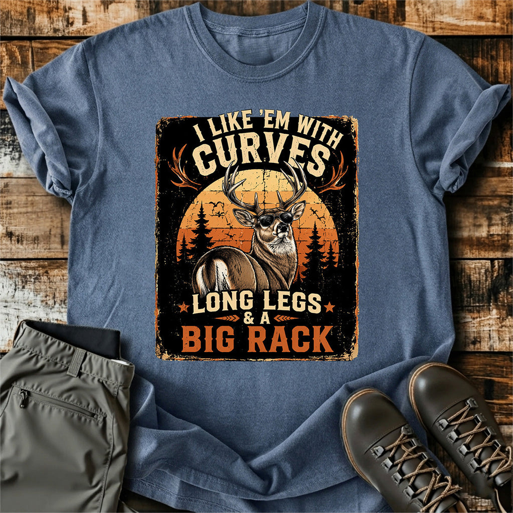 Big Rack Buck Hunting Joke T-Shirt product image 3
