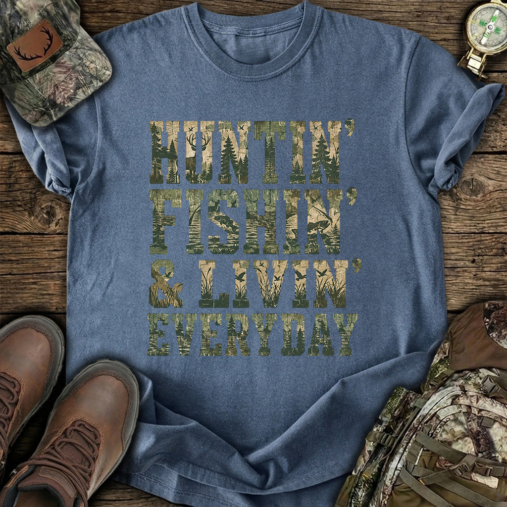 Hunt Fish Livin T-Shirt product image 4