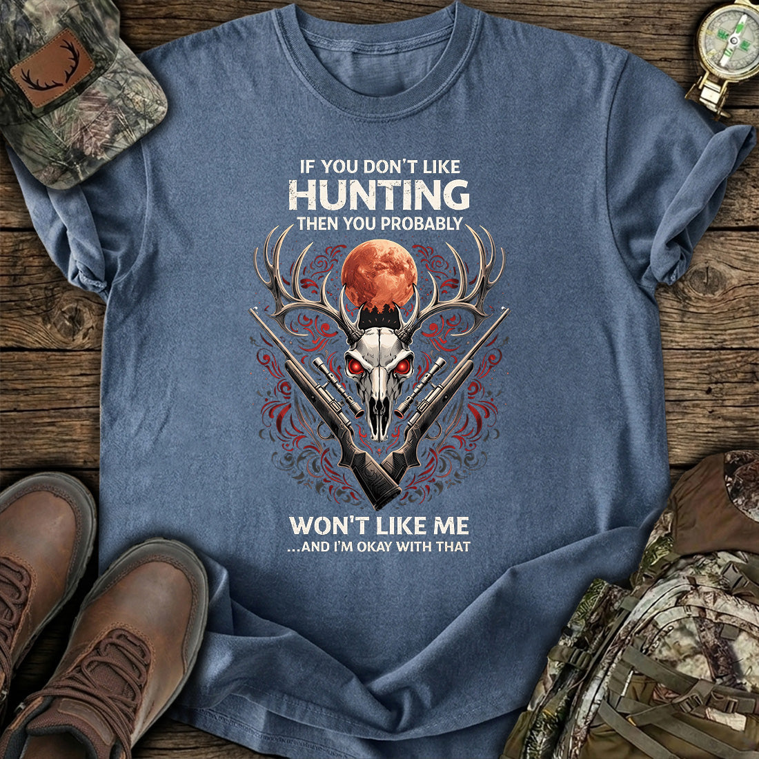 Hunting Don’t Like Me T-Shirt product image 5
