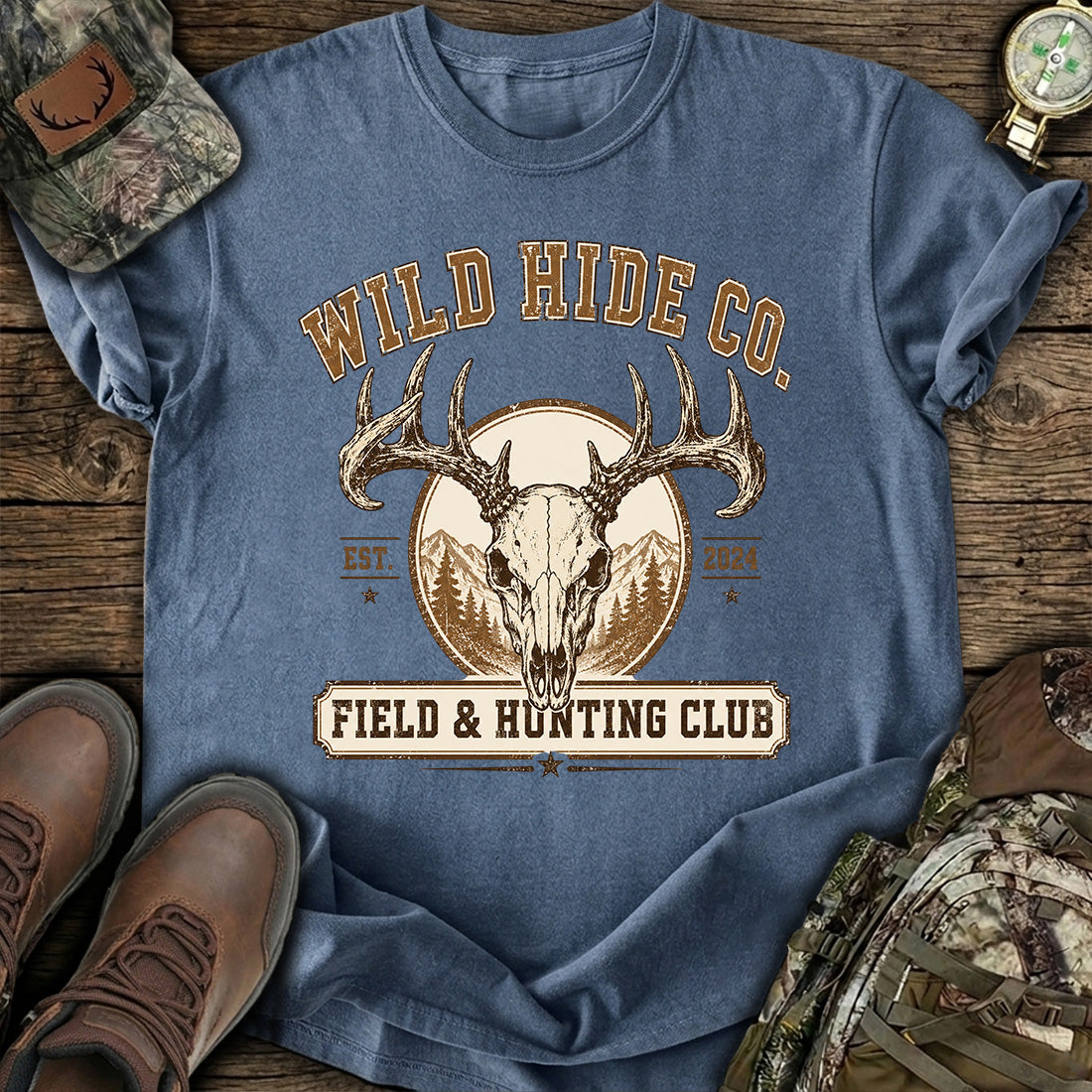 Vintage Deer Hunting T-Shirt product image 4