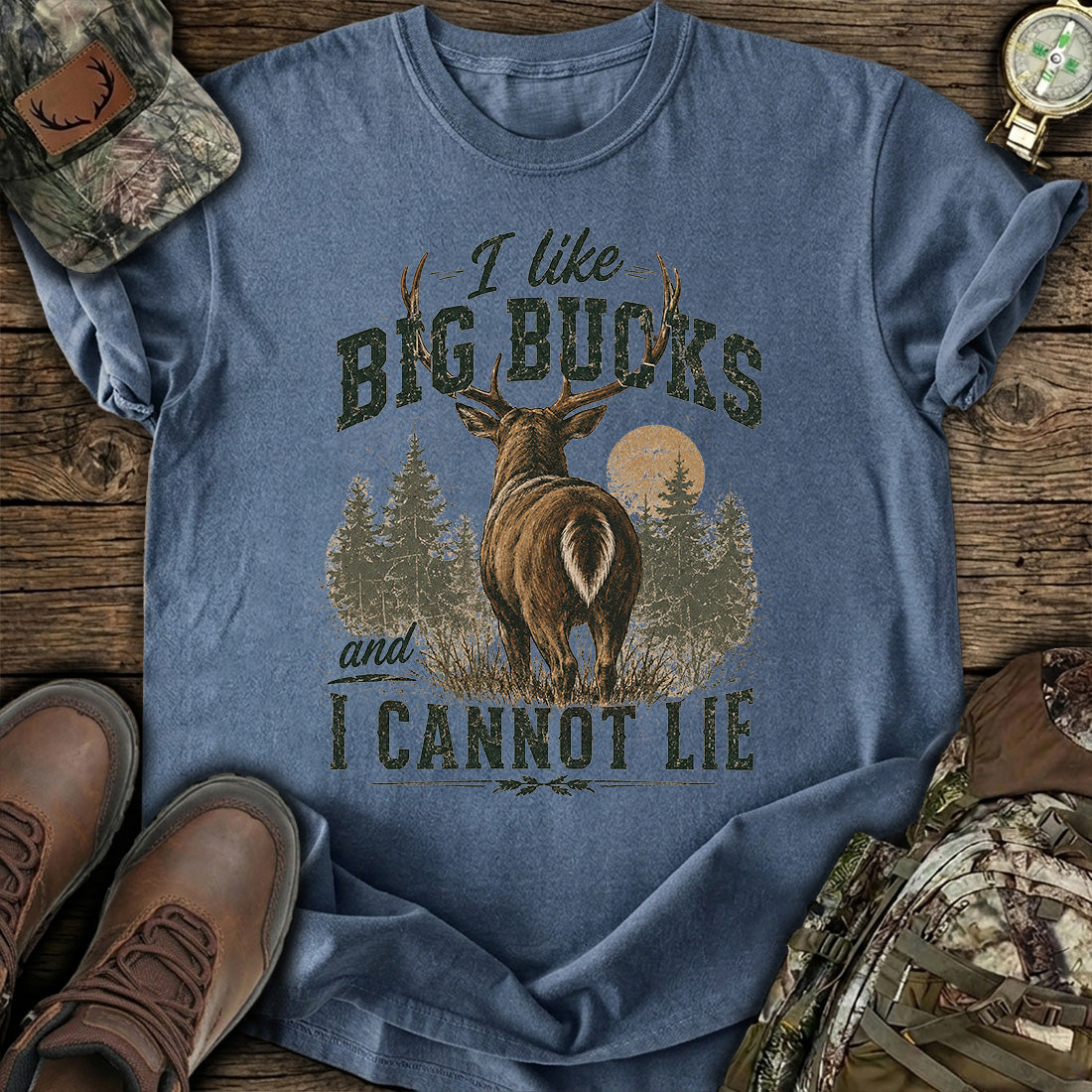 Big Bucks Hunter T-Shirt product image 4
