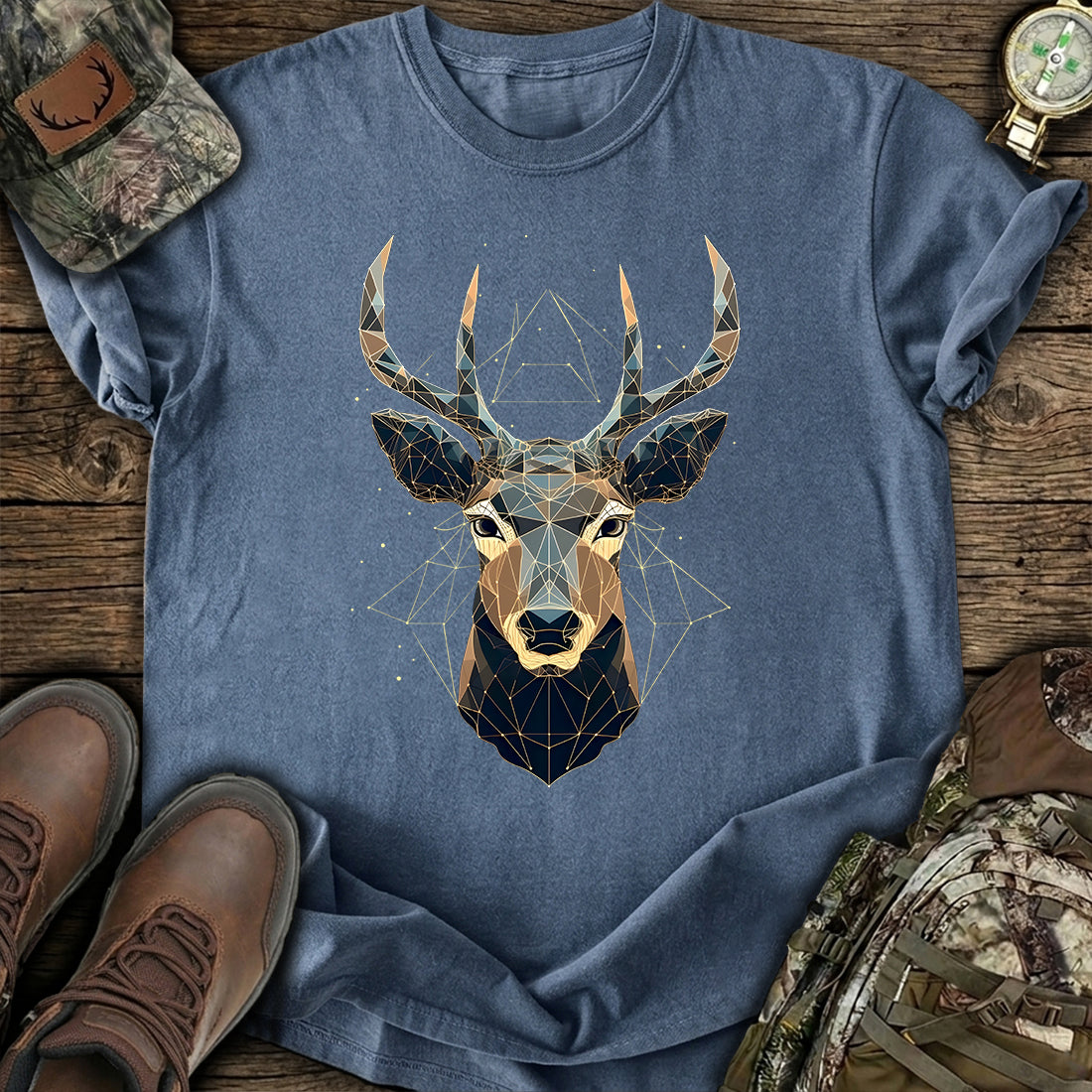 Geometric Deer Soul T-Shirt product image 5