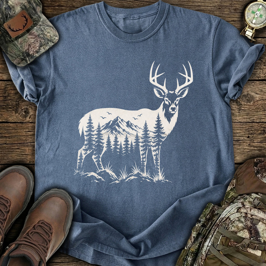 Mountain Deer Hunter T-Shirt product image 4