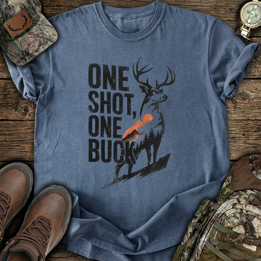 One Shot Buck T-Shirt product image 6