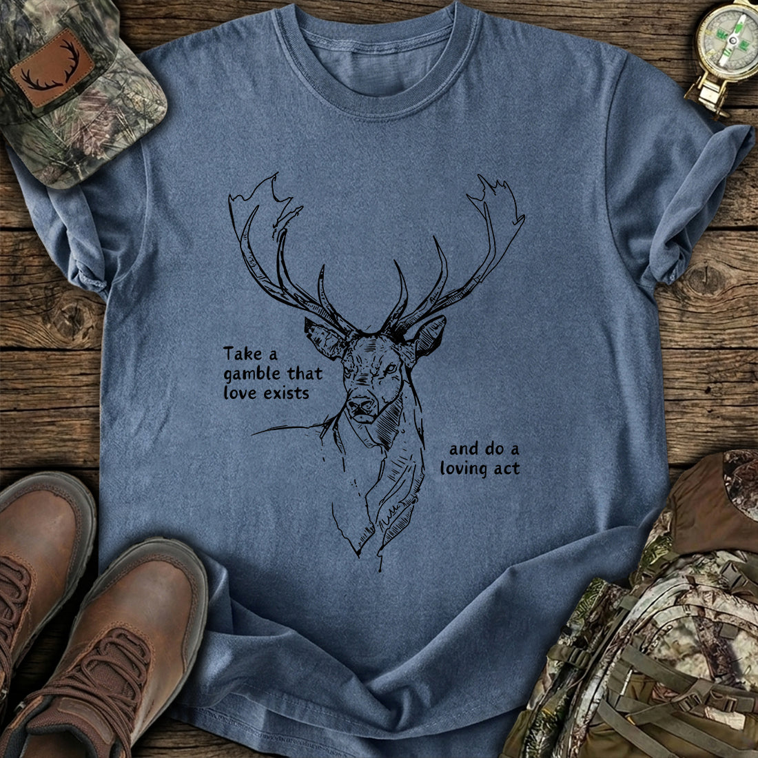 Minimal Deer Love T-Shirt product image 3