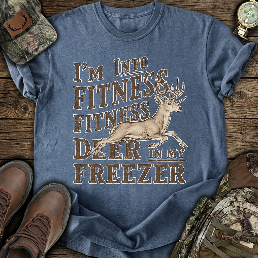Funny Deer Freezer Fitness T-Shirt product image 5