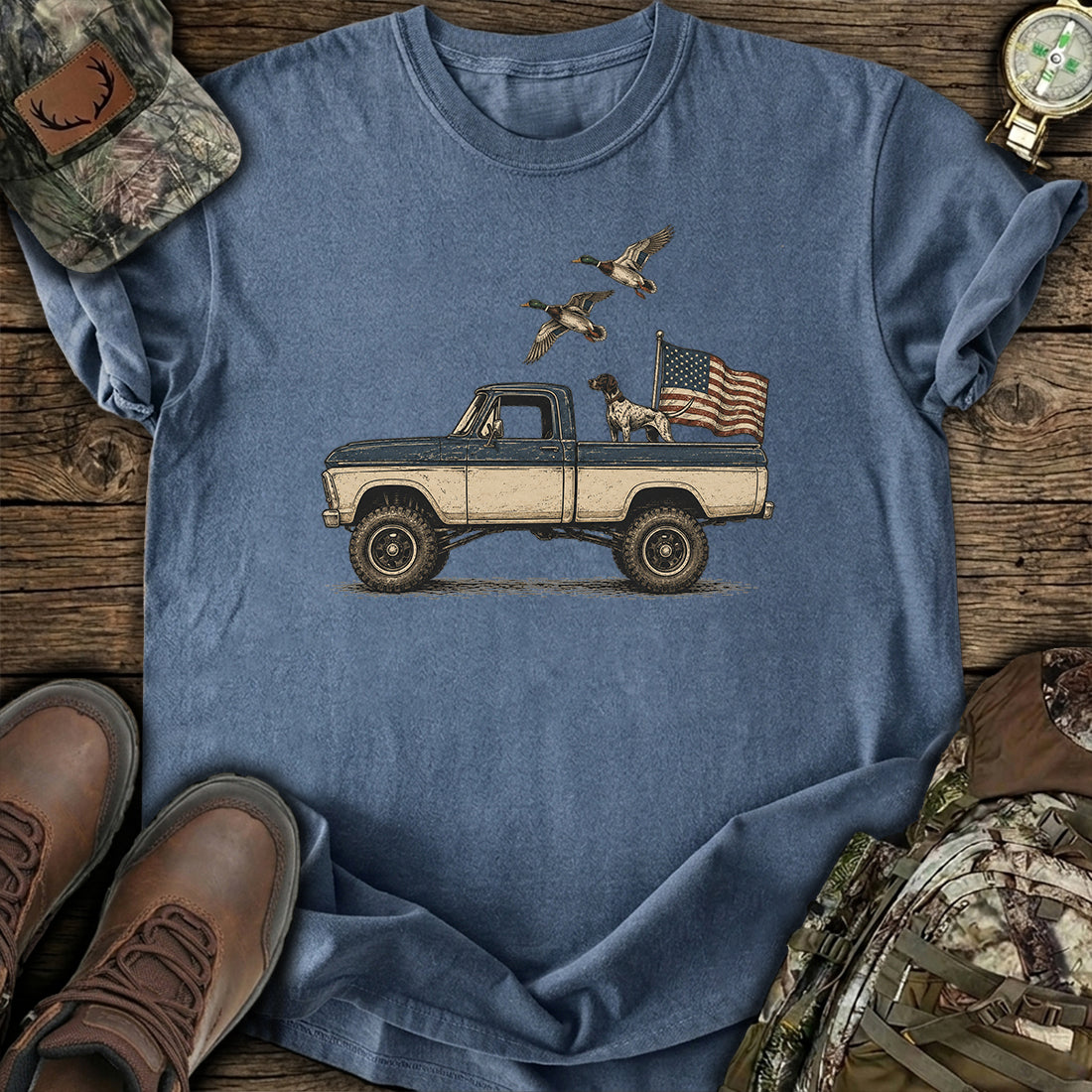 Freedom Hunt Dog T-Shirt product image 4
