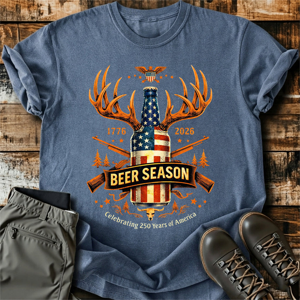 Beer Season USA Hunting T-Shirt product image 2