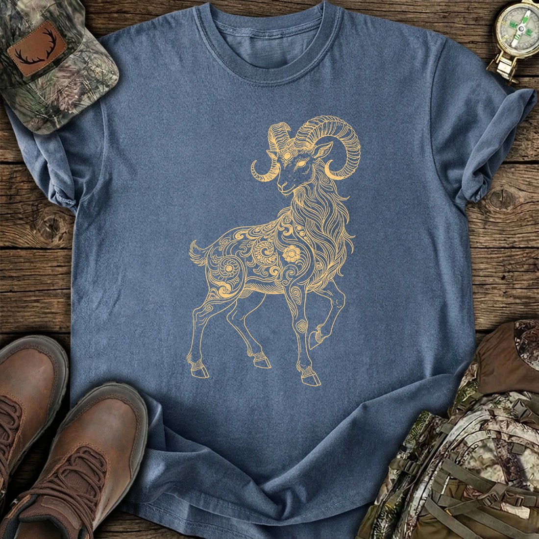 Golden Ram Spirit T-Shirt product image 5