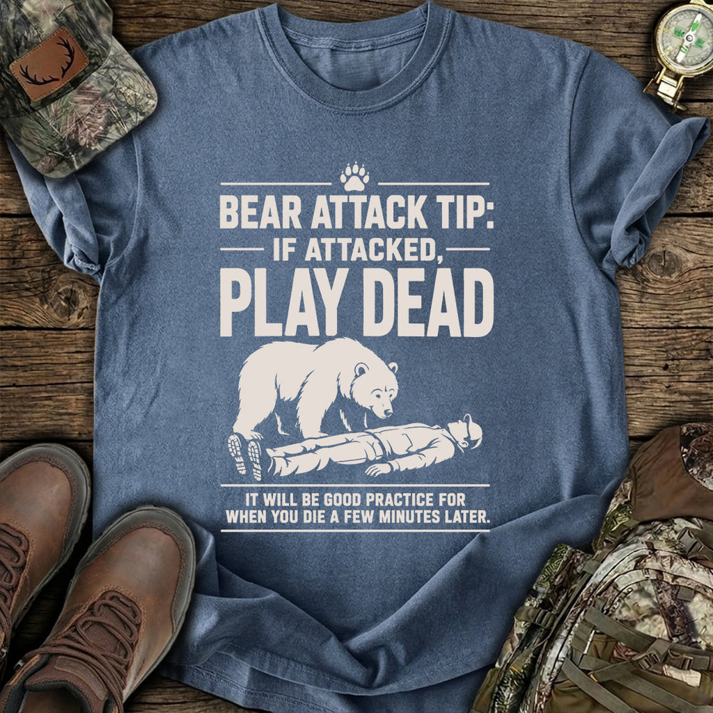 Bear Attack Humor T-Shirt product image 4