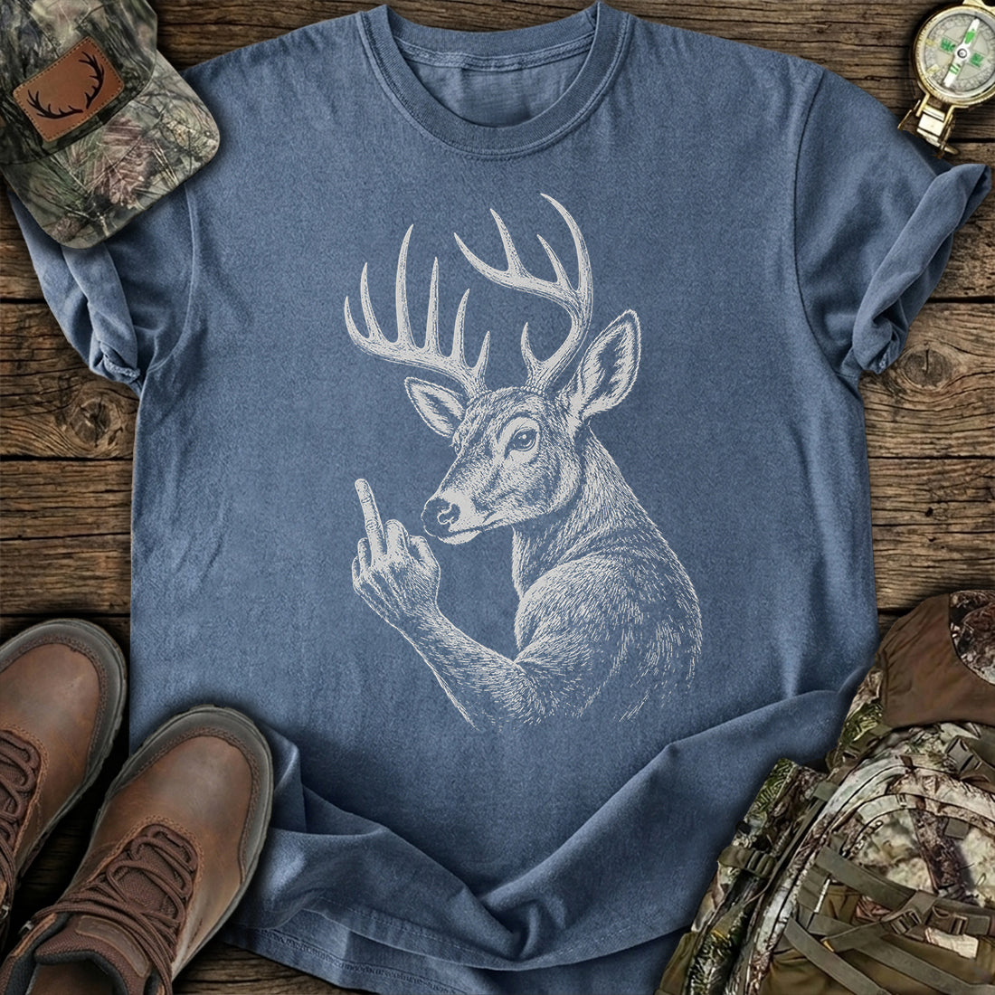 No More Bucks To Give Deer Hunter T-Shirt product image 2