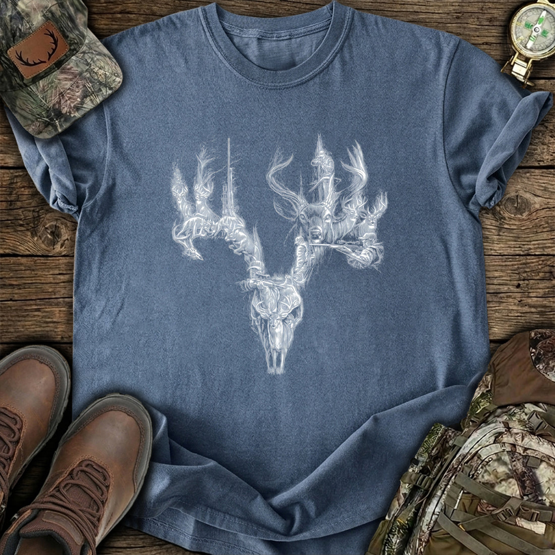 Ghost Buck Hunt T-Shirt product image 3