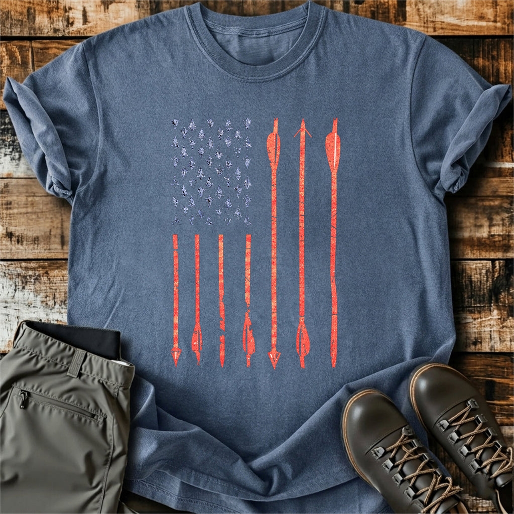 Archery USA Flag T-Shirt product image 2