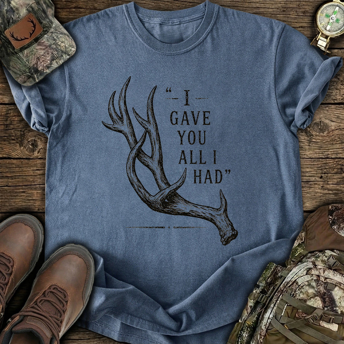 Deer Antler Hunter T-Shirt product image 4