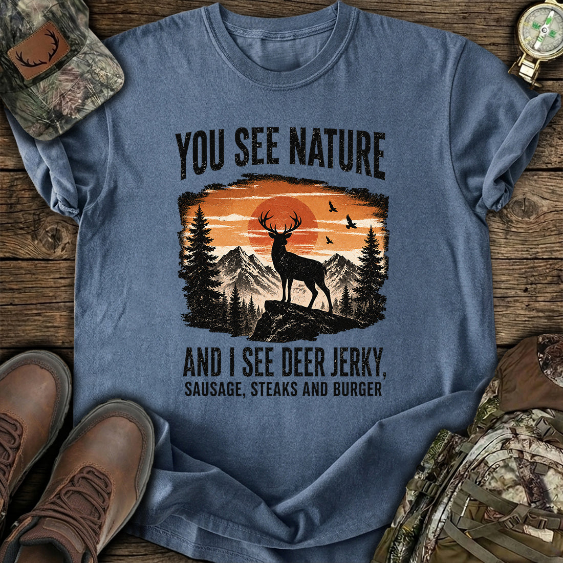 Deer Jerky Vision T-Shirt product image 5