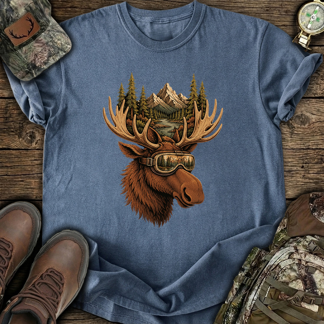 Majestic Moose Hunt T-Shirt product image 4