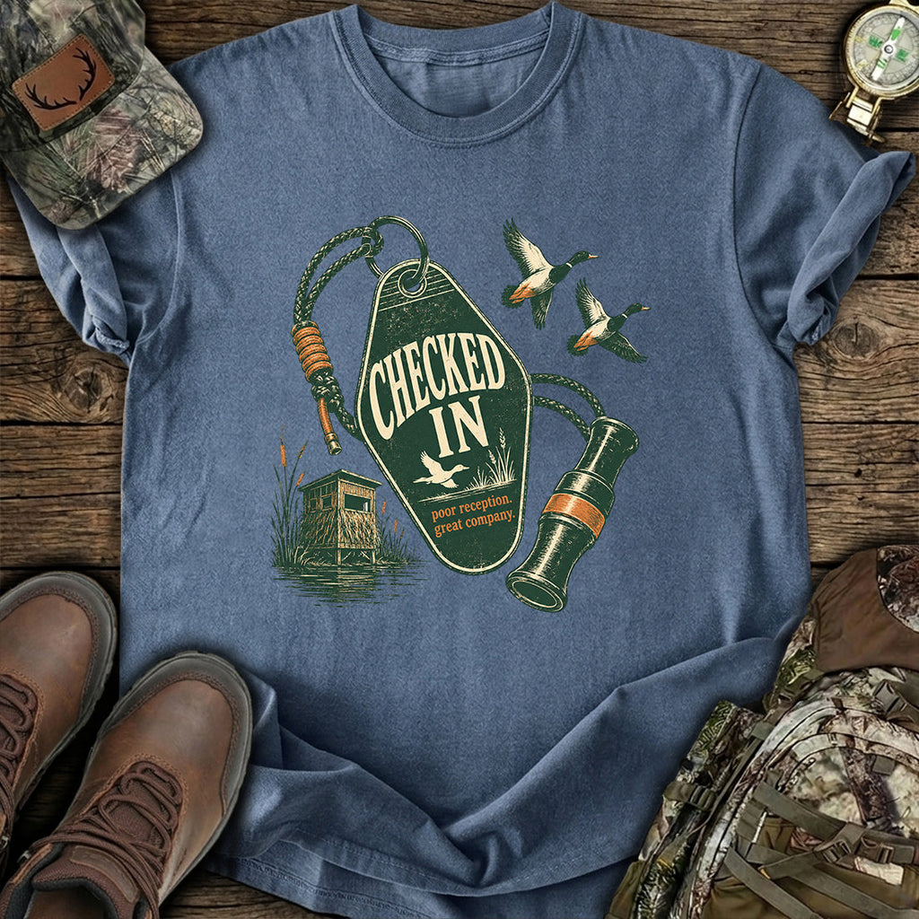 Checked In to Peace T-Shirt product image 5