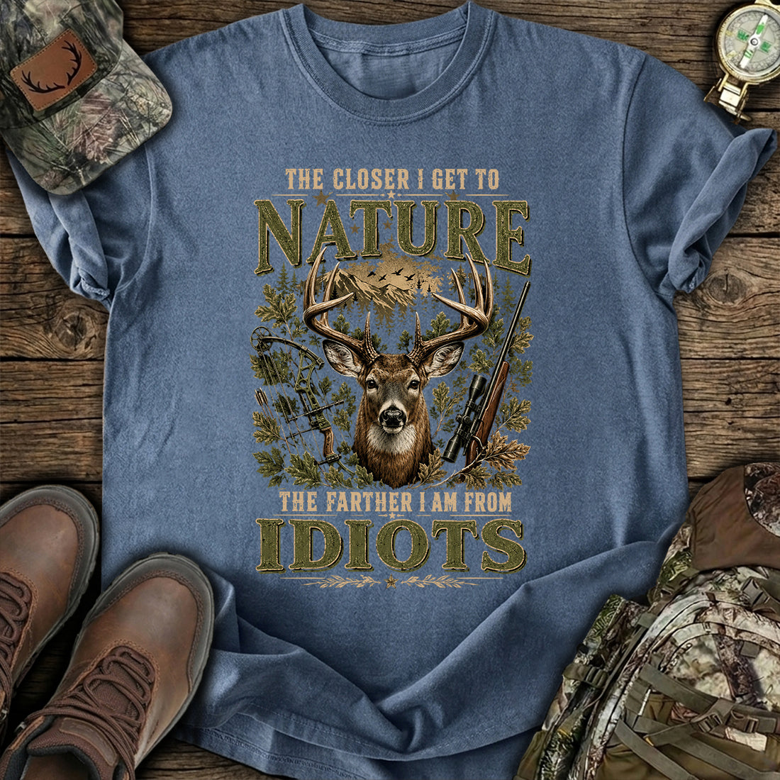 Wild Soul Deer Hunt T-Shirt product image 2