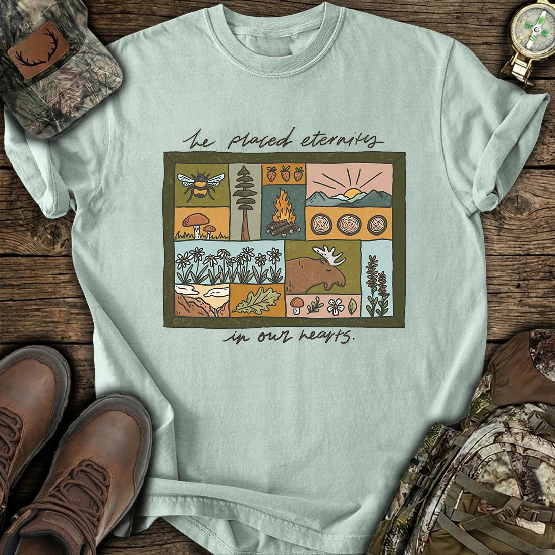 Nature Forest Moose T-Shirt product image 1