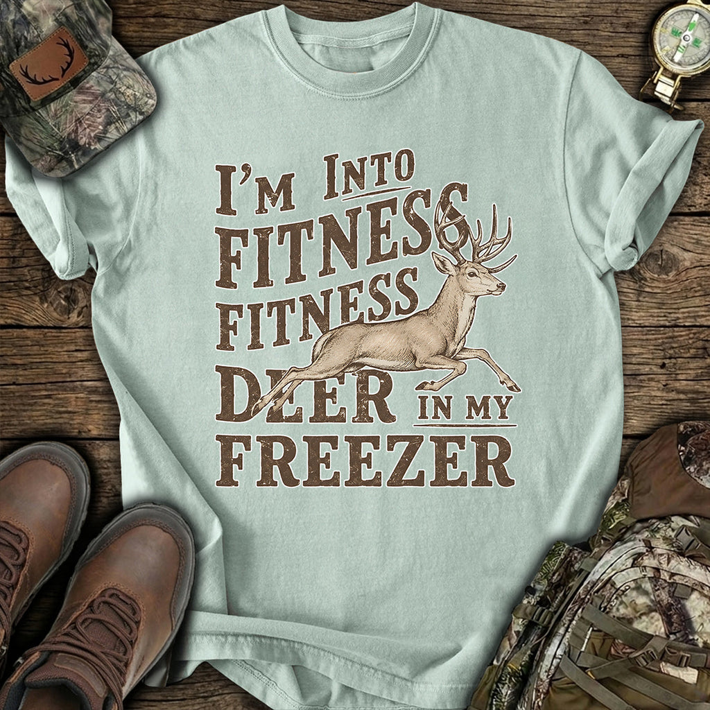 Funny Deer Freezer Fitness T-Shirt product image 3