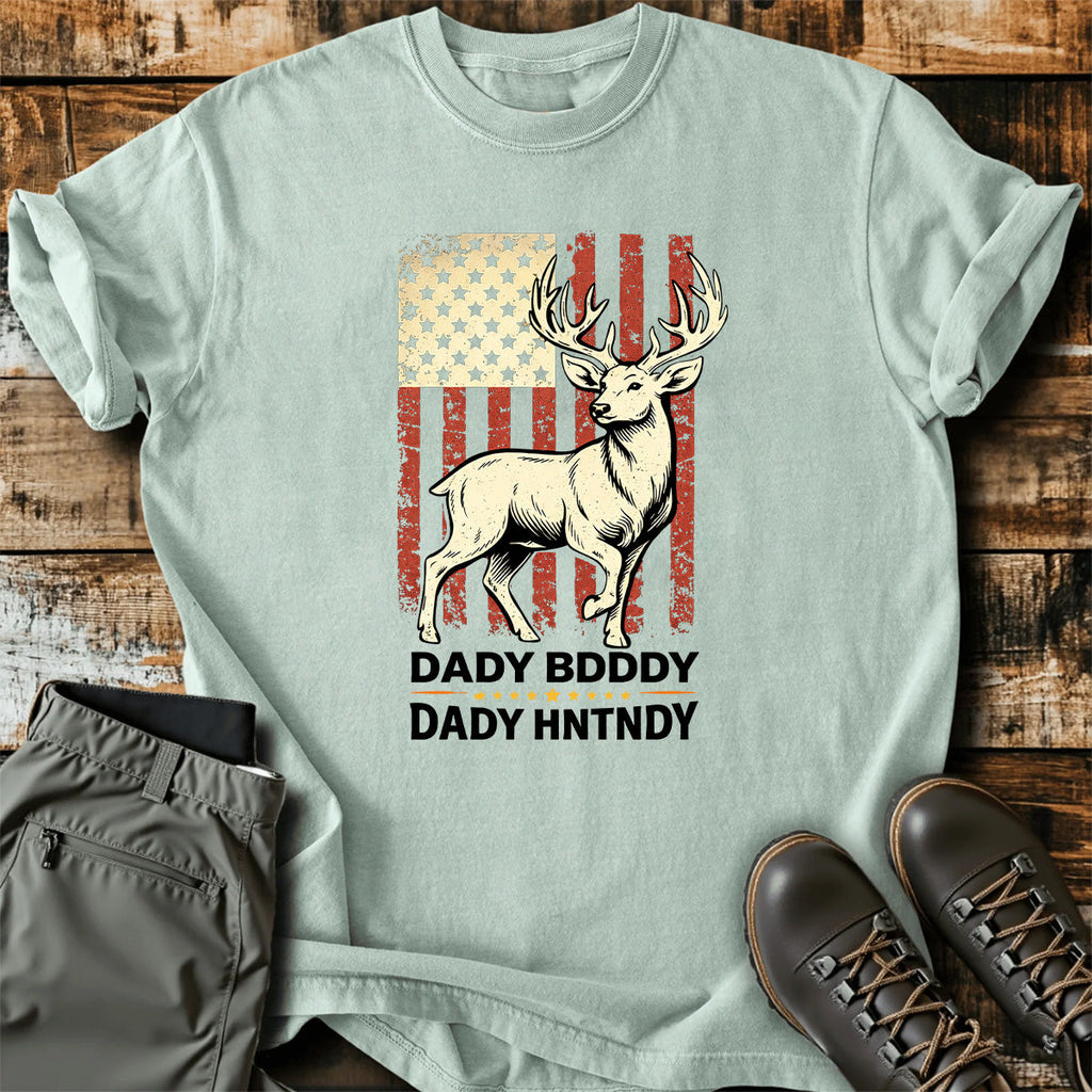American Deer Hunting Dad T-Shirt product image 4