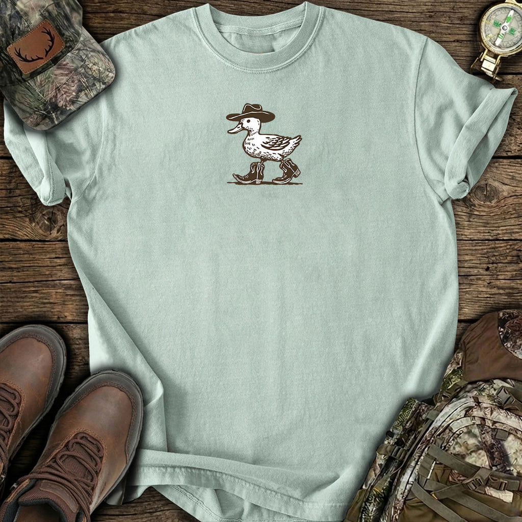 Funny Cowboy Duck T-Shirt product image 3