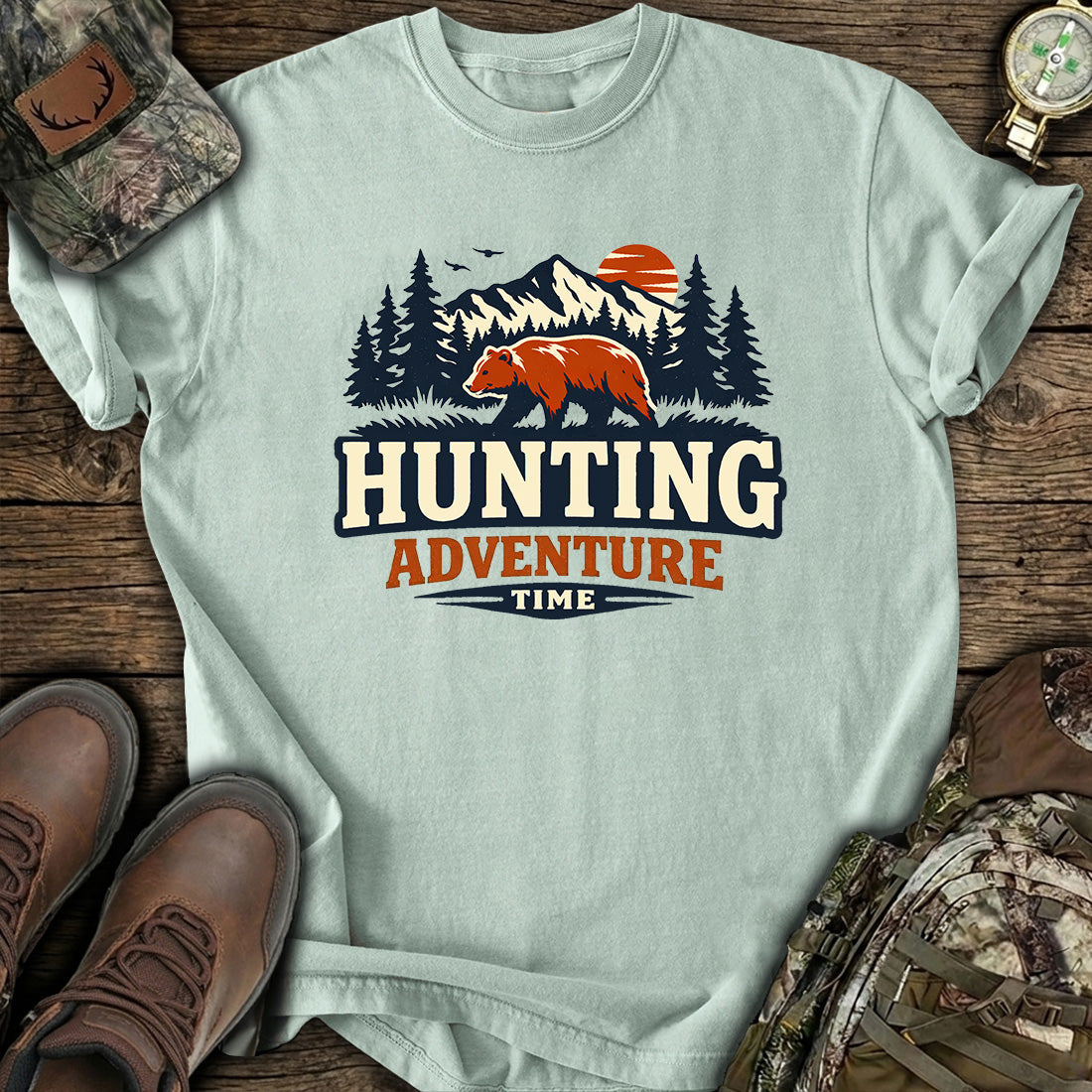 Hunting Adventure Bear T-Shirt product image 4