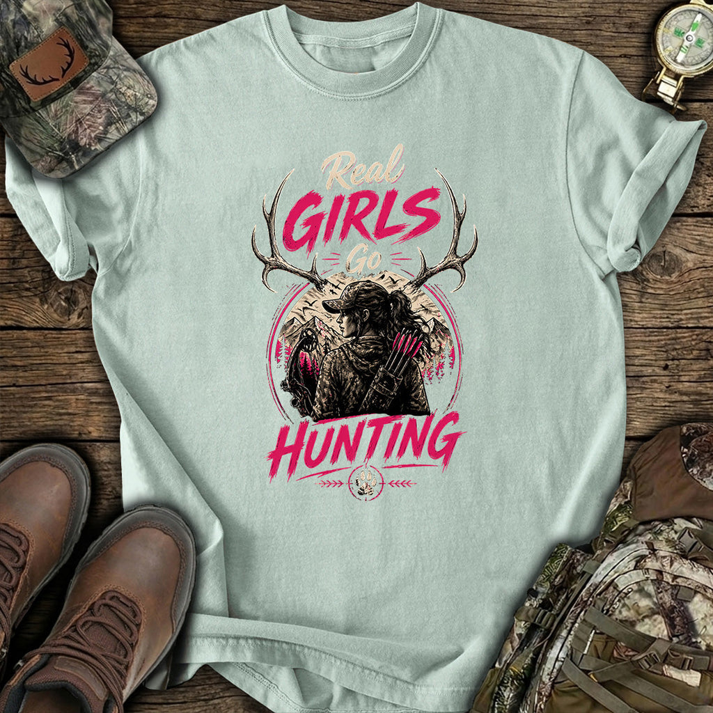 Real Girls Go Hunting T-Shirt product image 4