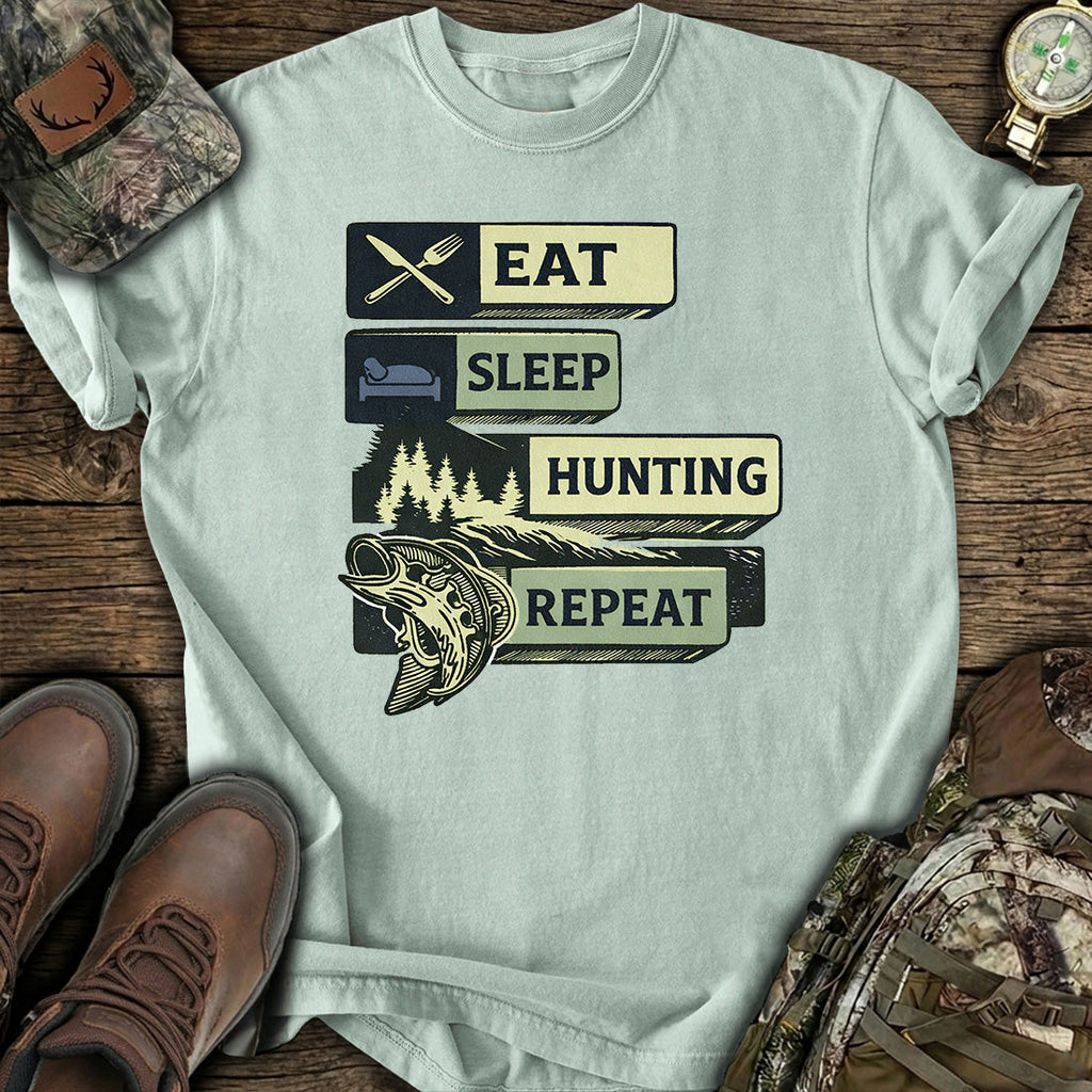 Eat Sleep Hunting Repeat T-Shirt product image 5