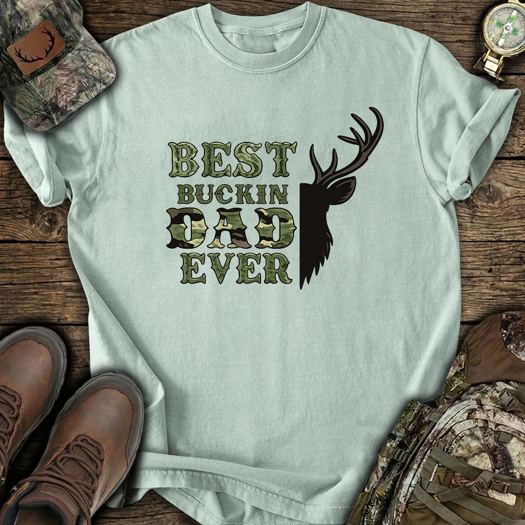 Best Buckin Dad Ever Hunting T-Shirt product image 5