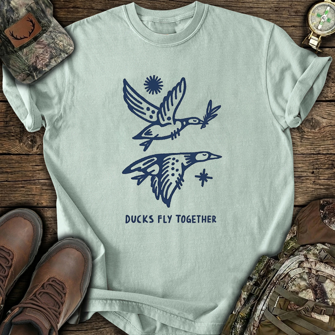 Duck Fly Together T-Shirt product image 3