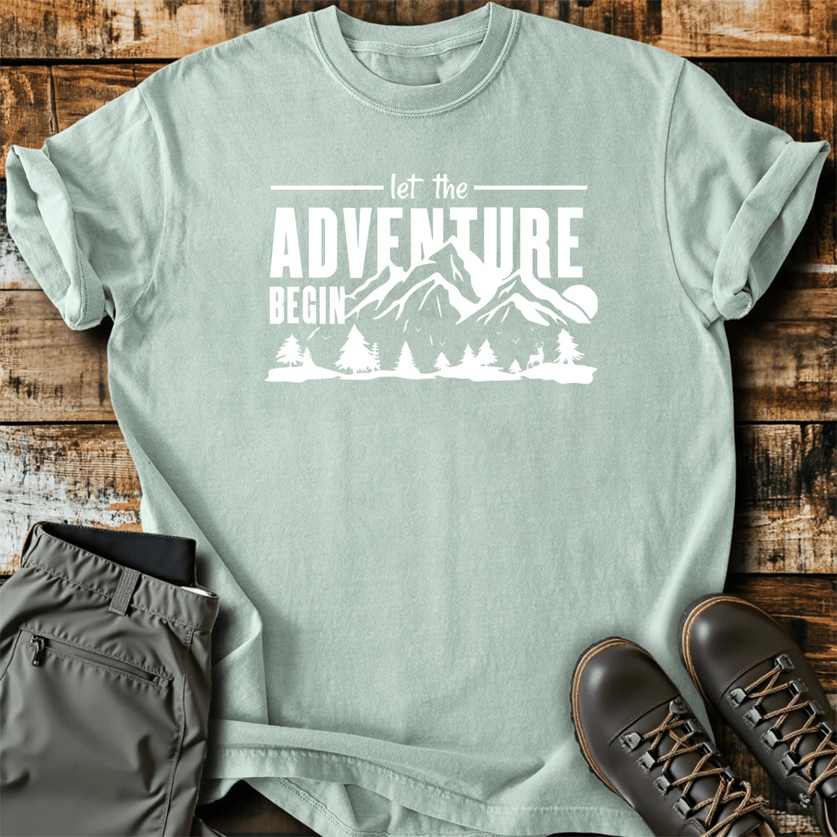 Let The Adventure Begin T-Shirt product image 5