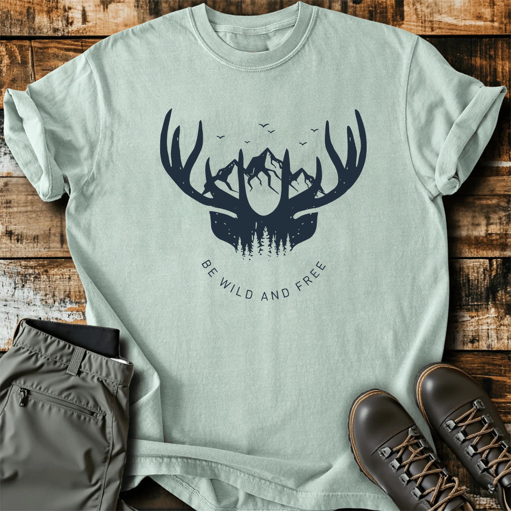 Be Wild And Free Deer T-Shirt product image 4