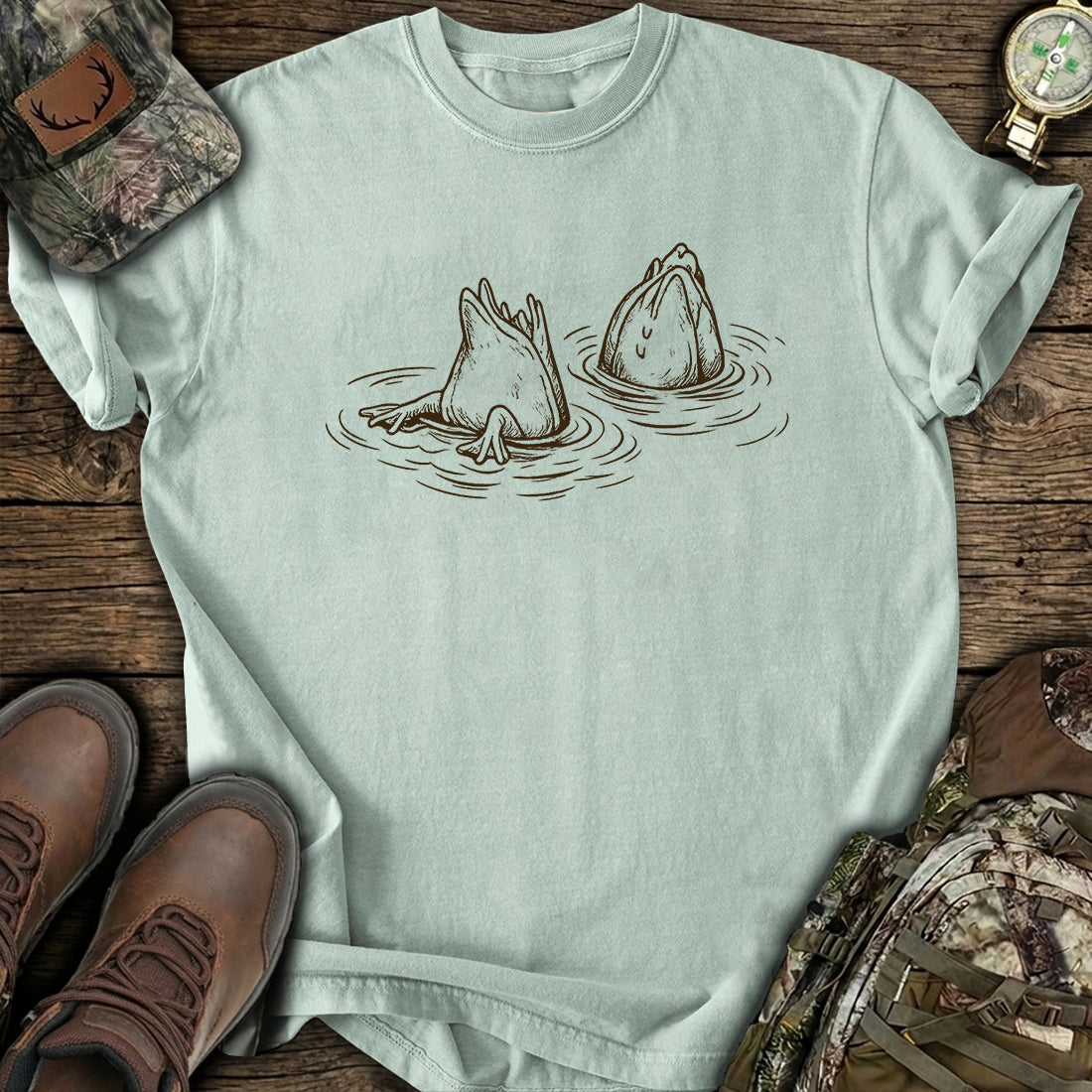 Funny Duck Dive T-Shirt product image 2
