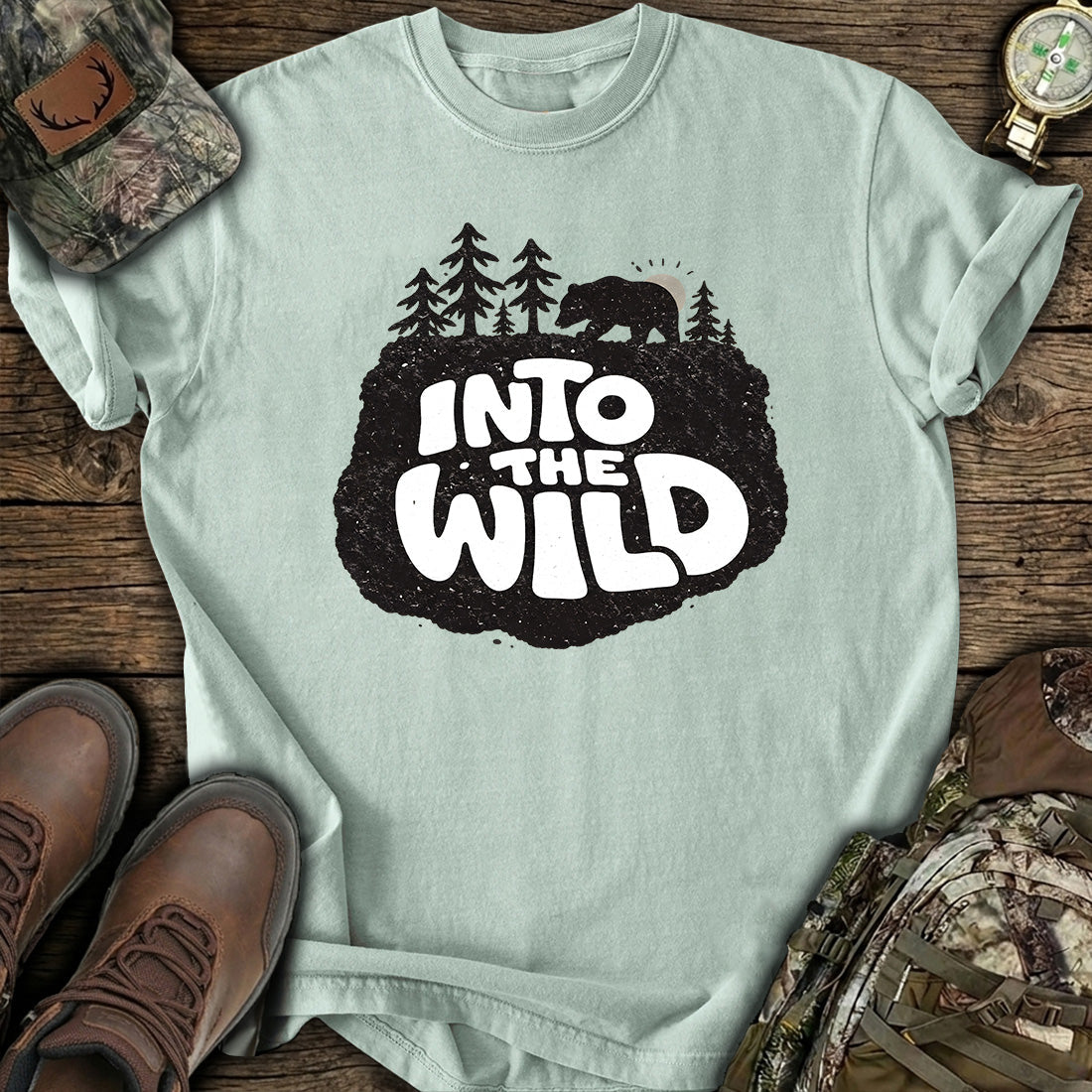 Into The Wild Bear Forest T-Shirt product image 6