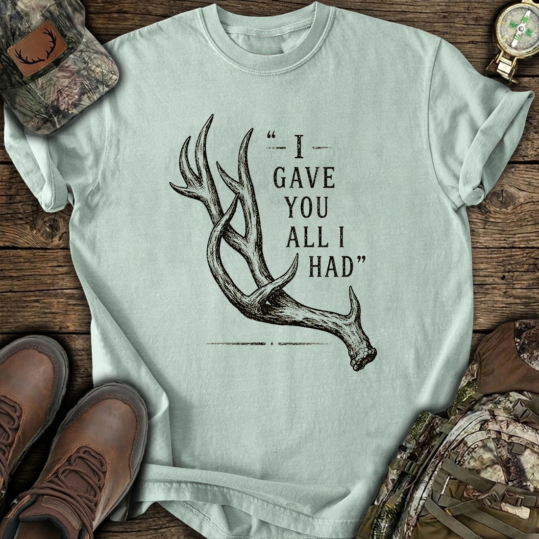 Deer Antler Hunter T-Shirt product image 3
