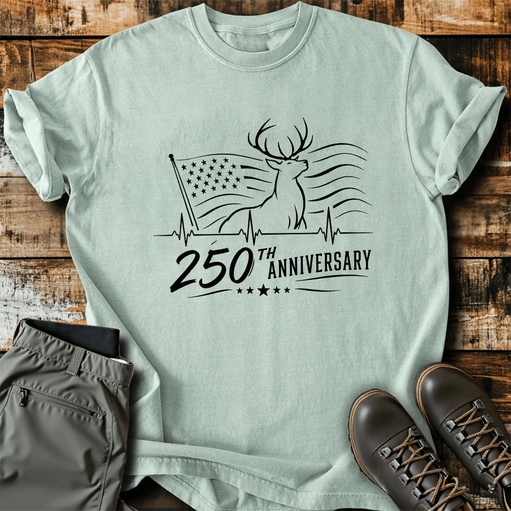 250th Deer Hunting American T-Shirt product image 4
