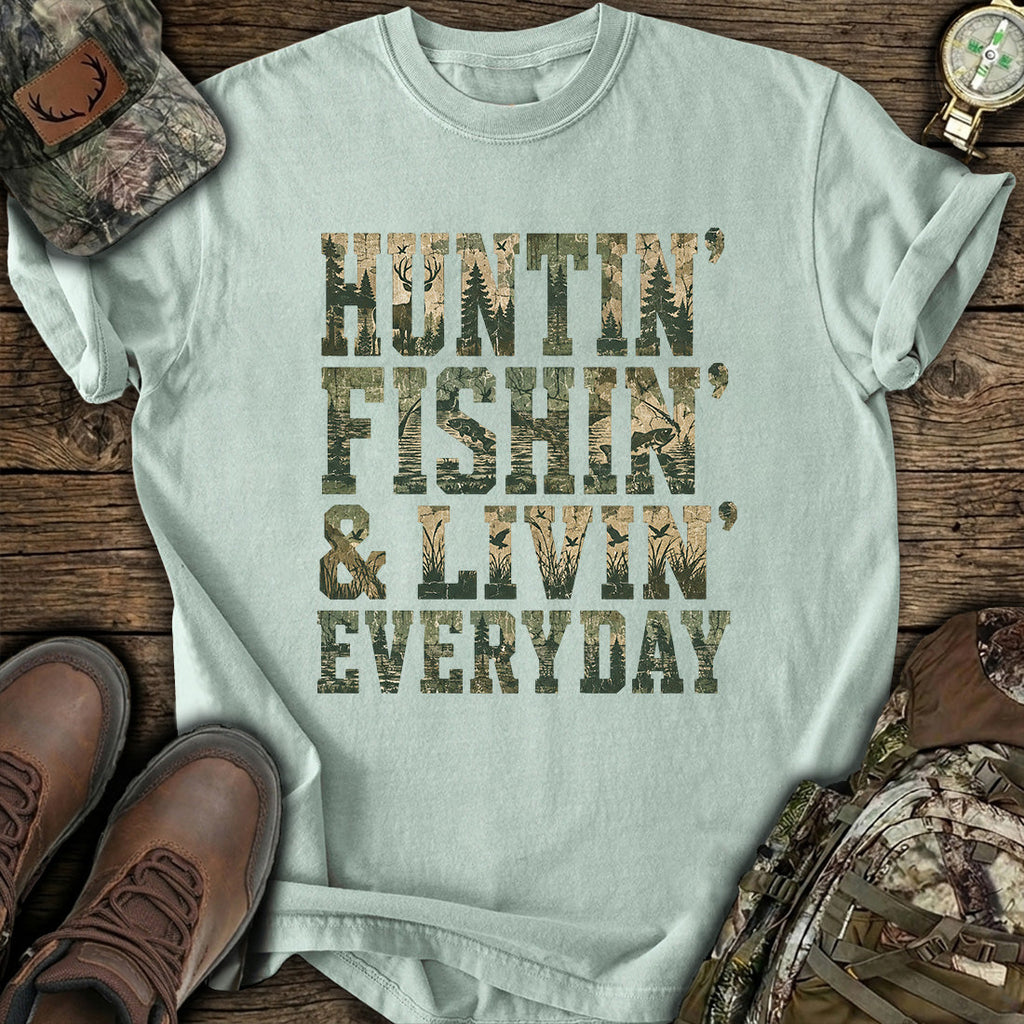 Hunt Fish Livin T-Shirt product image 2