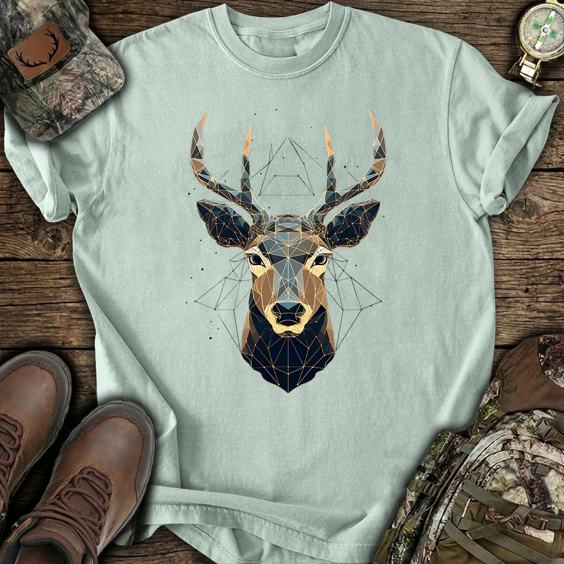 Geometric Deer Soul T-Shirt product image 3