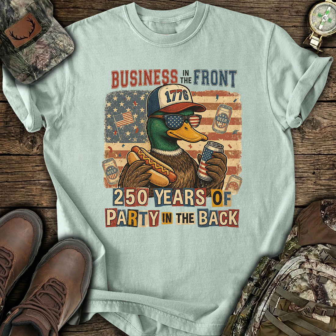 Patriotic Party Duck T-Shirt product image 3