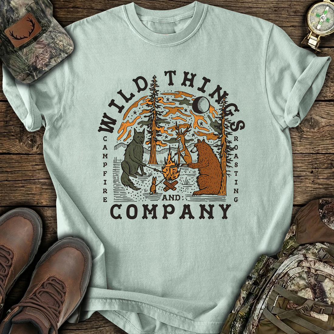 Wild Campfire Nature T-Shirt product image 3