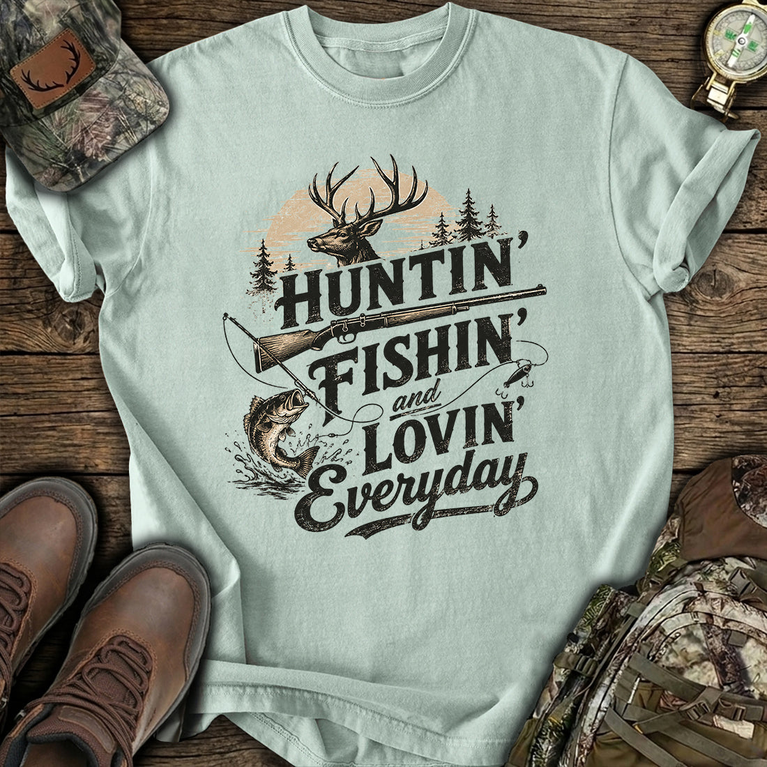 Hunting Fishing Outdoors T-Shirt product image 4