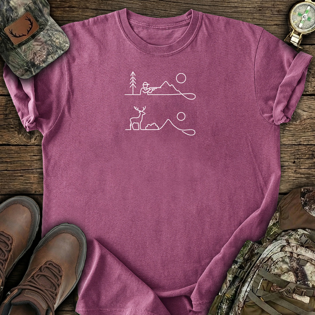 Minimal Hunter Line T-Shirt product image 3