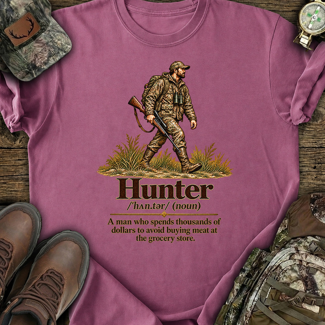 Funny Hunter Definition T-Shirt product image 3