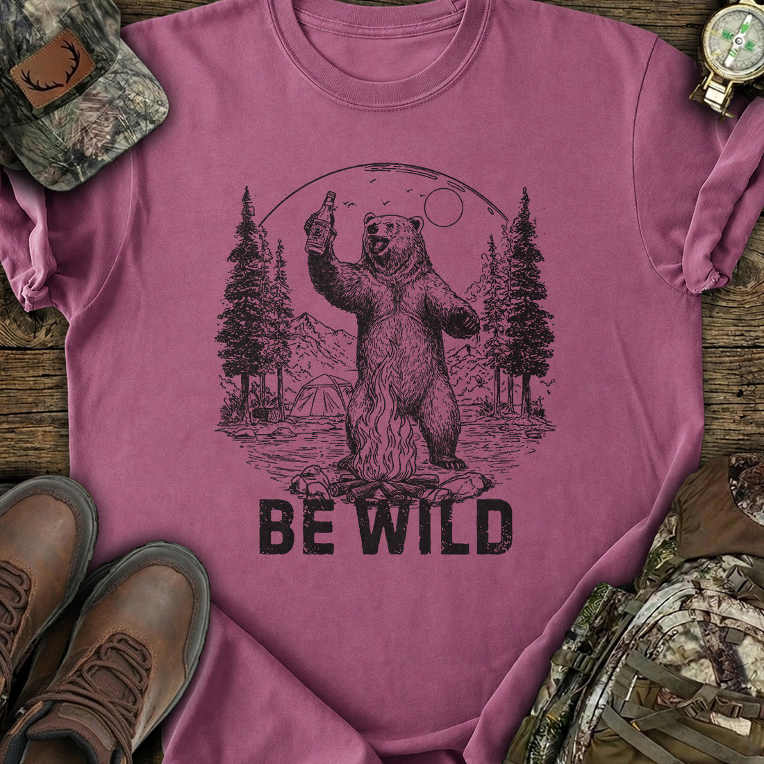 Be Wild Bear T-Shirt product image 4